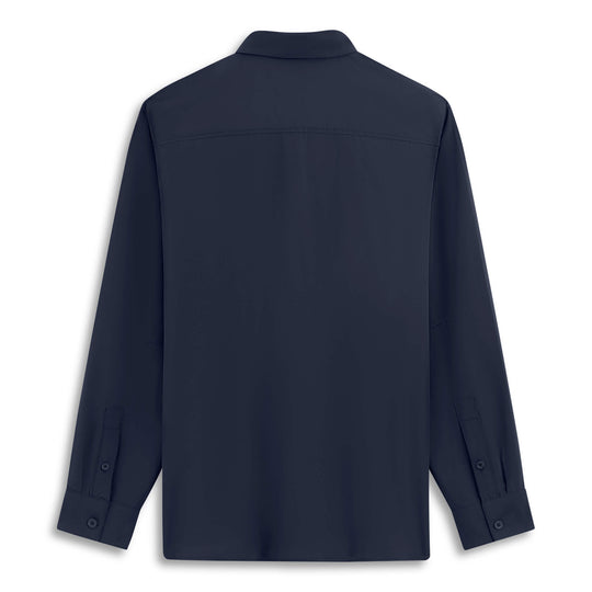 Color:Navy-Florence Airtex Expedition Long Sleeve Shirt -alt