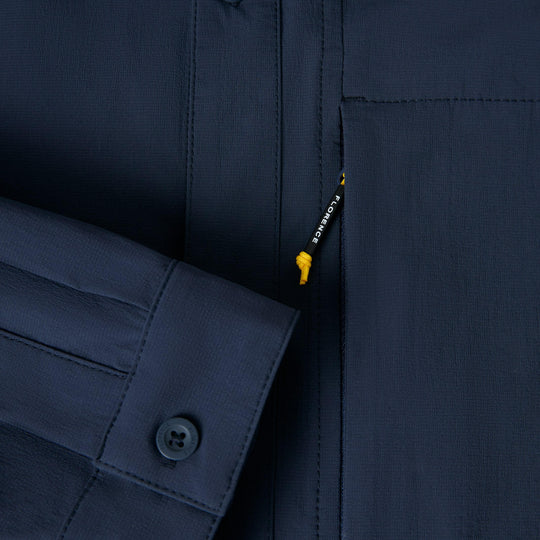 Color:Navy-Florence Airtex Expedition Long Sleeve Shirt