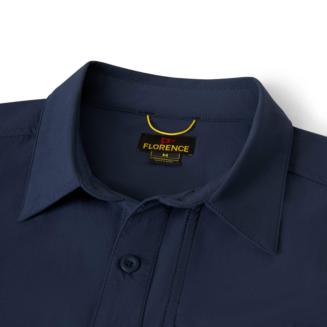 Color:Navy-Florence Airtex Expedition Long Sleeve Shirt