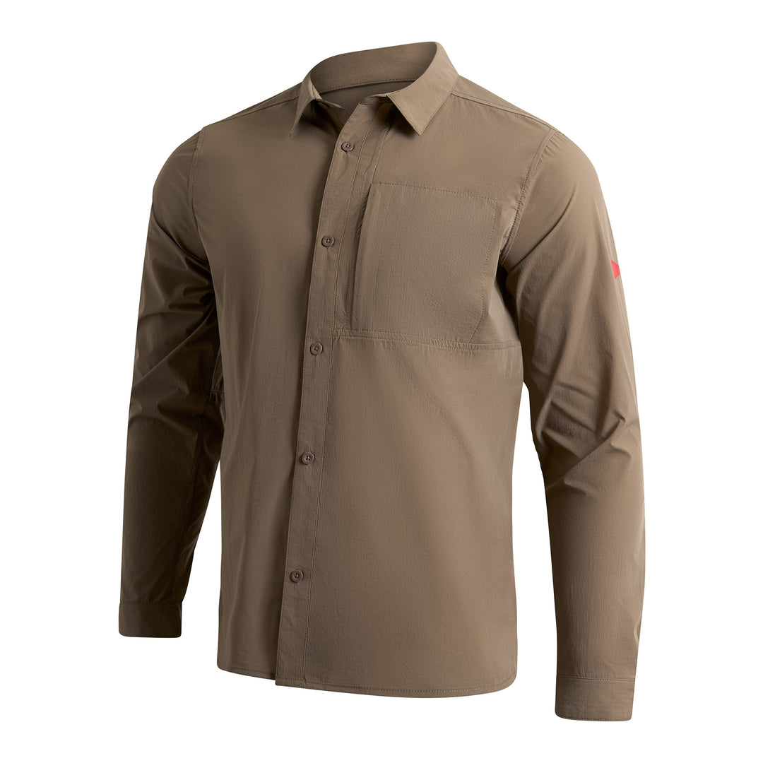 Color:Pumice-Florence Airtex Expedition Long Sleeve Shirt