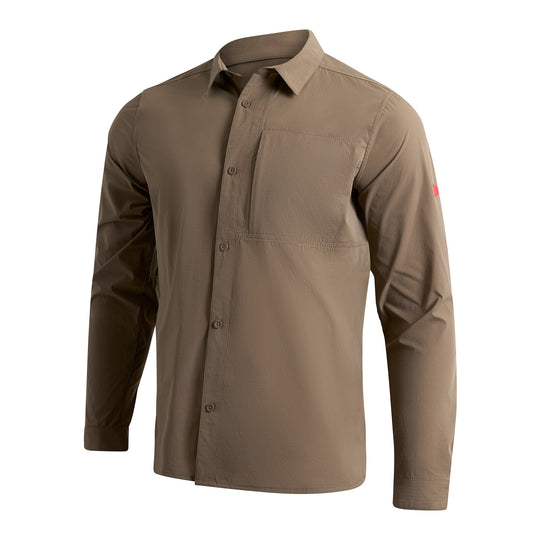 Color:Pumice-Florence Airtex Expedition Long Sleeve Shirt