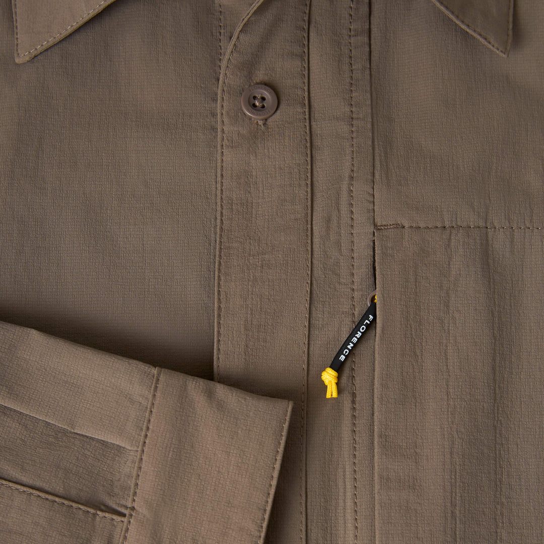 Color:Pumice-Florence Airtex Expedition Long Sleeve Shirt