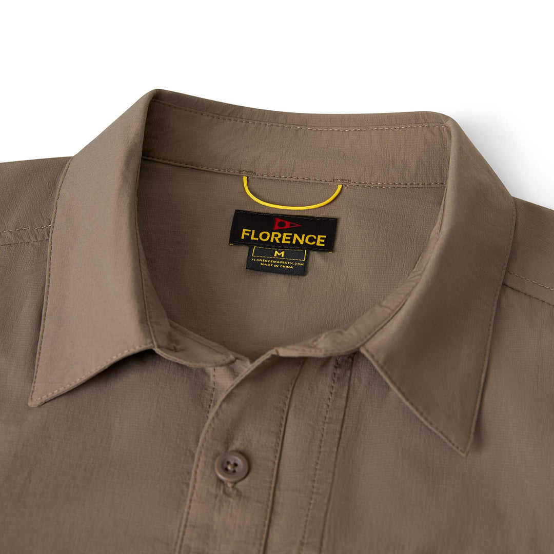 Color:Pumice-Florence Airtex Expedition Long Sleeve Shirt
