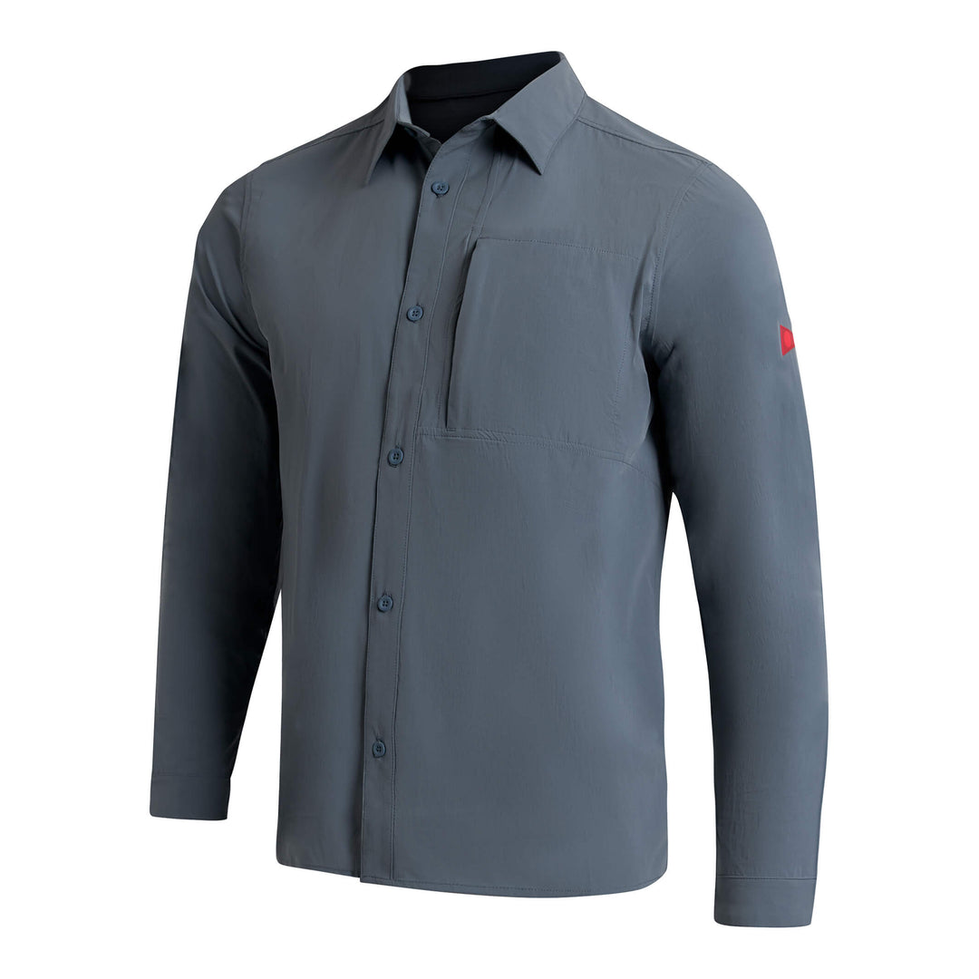 Color:Storm-Florence Airtex Expedition Long Sleeve Shirt