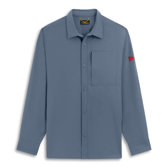 Color:Storm-Florence Airtex Expedition Long Sleeve Shirt