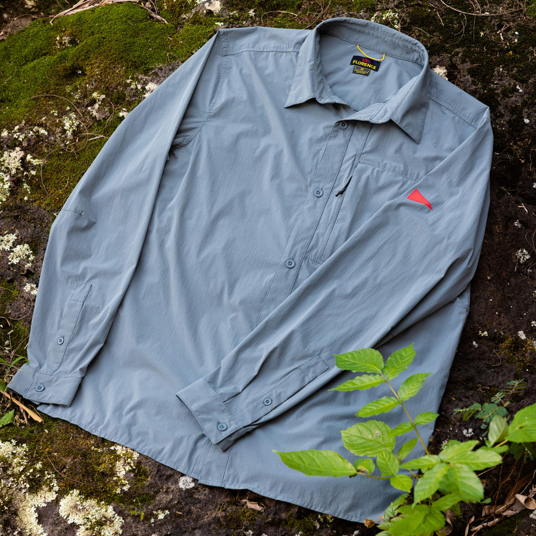 Color:Storm-Florence Airtex Expedition Long Sleeve Shirt -alt