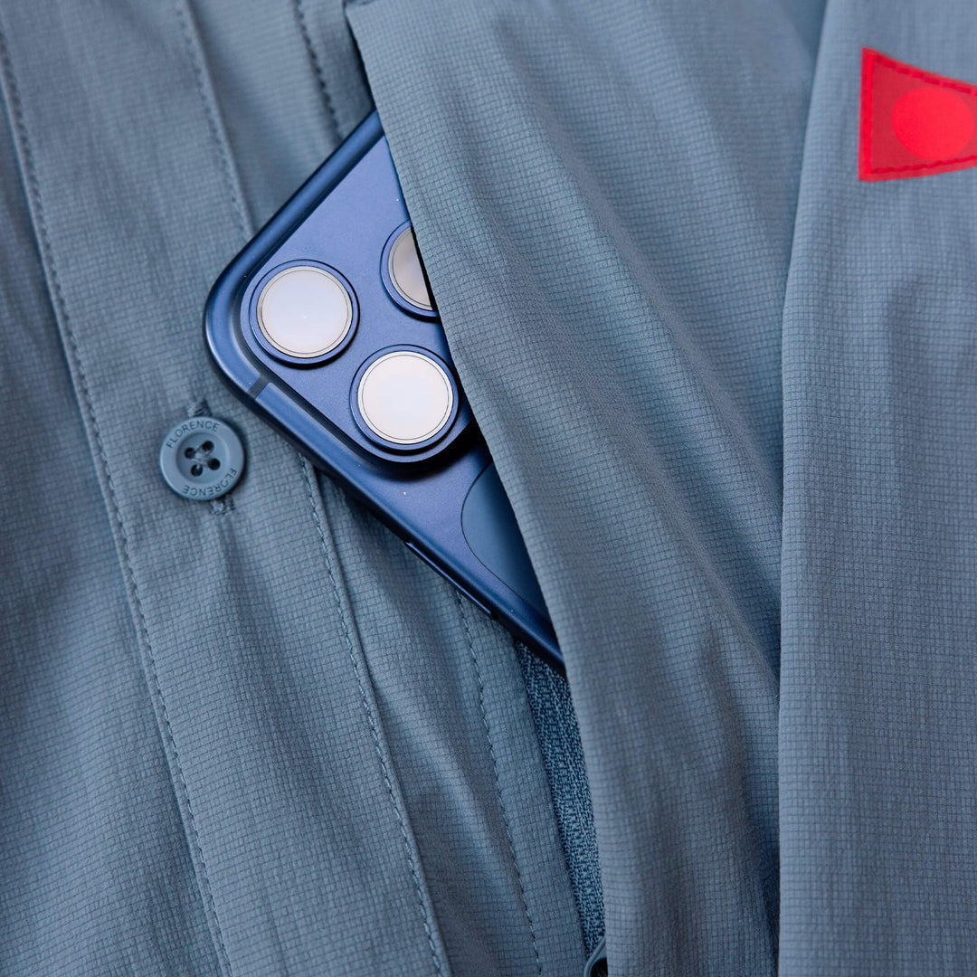 Color:Navy-Florence Airtex Expedition Long Sleeve Shirt