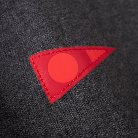 Color:Heather Black-Adapt Long Sleeve Hooded UPF Shirt -alt