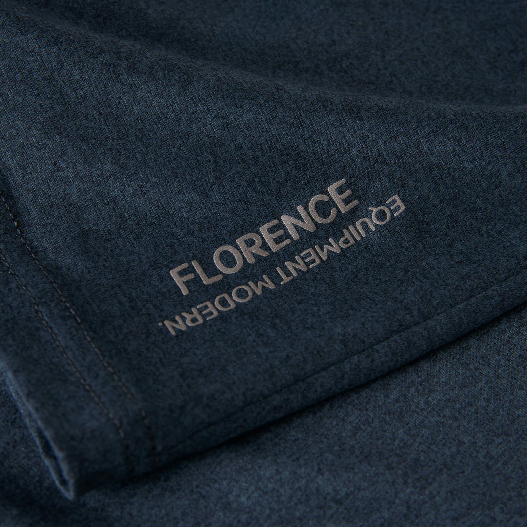 Color:Heather Navy-Adapt Long Sleeve Hooded UPF Shirt