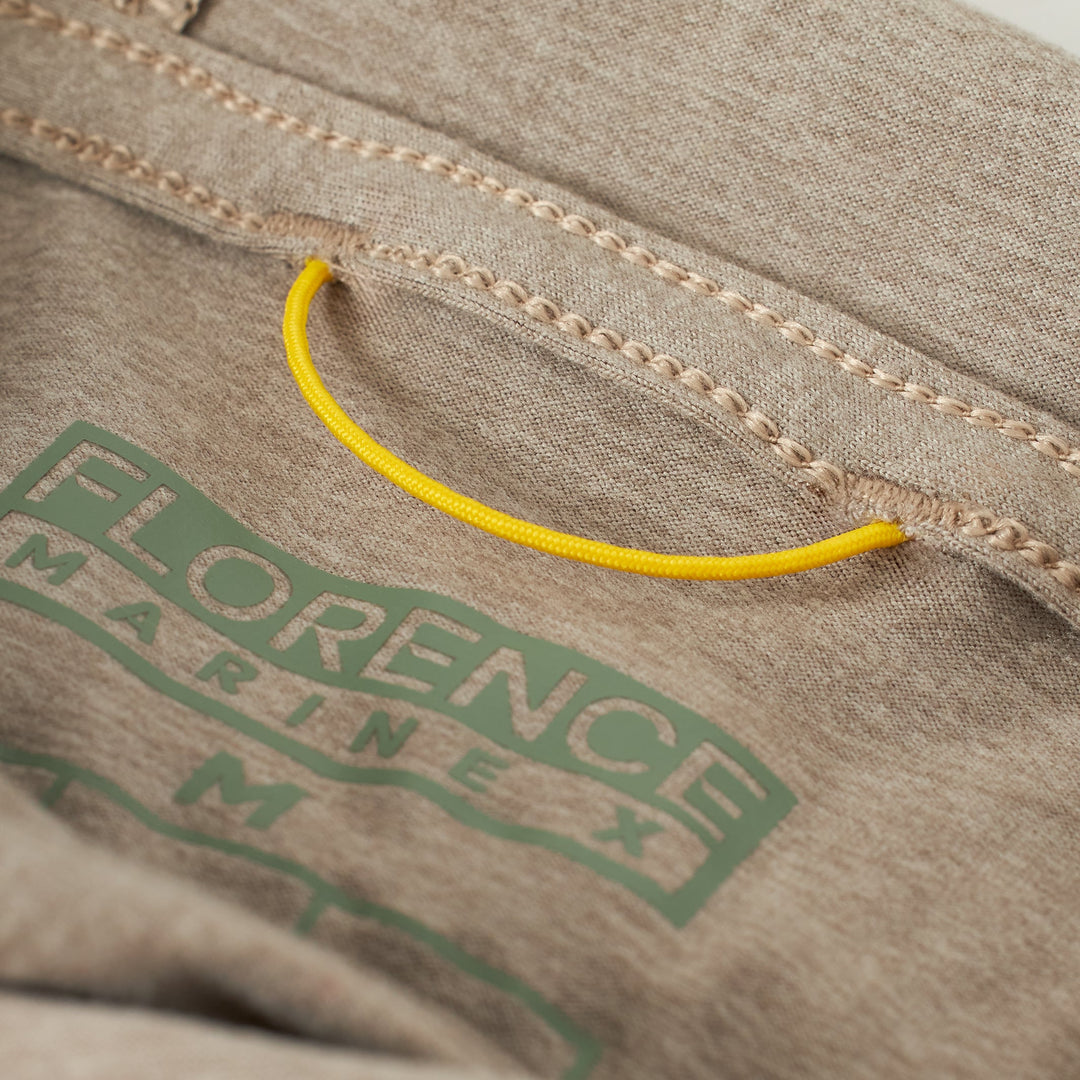 Color:Heather Vintage Khaki-Adapt Long Sleeve Hooded UPF Shirt