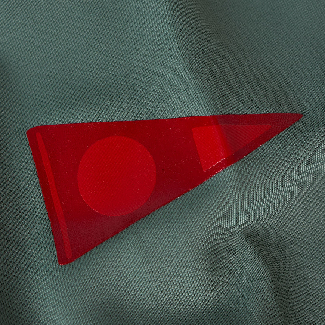 Color:Dark Sage-Florence Long Sleeve Utility Pocket Hooded Rashguard