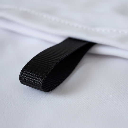 Color:White-Florence Long Sleeve Utility Pocket Hooded Rashguard