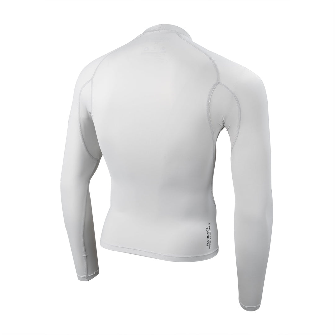 Color:Silver-Florence Marine X Long Sleeve Rashguard -alt
