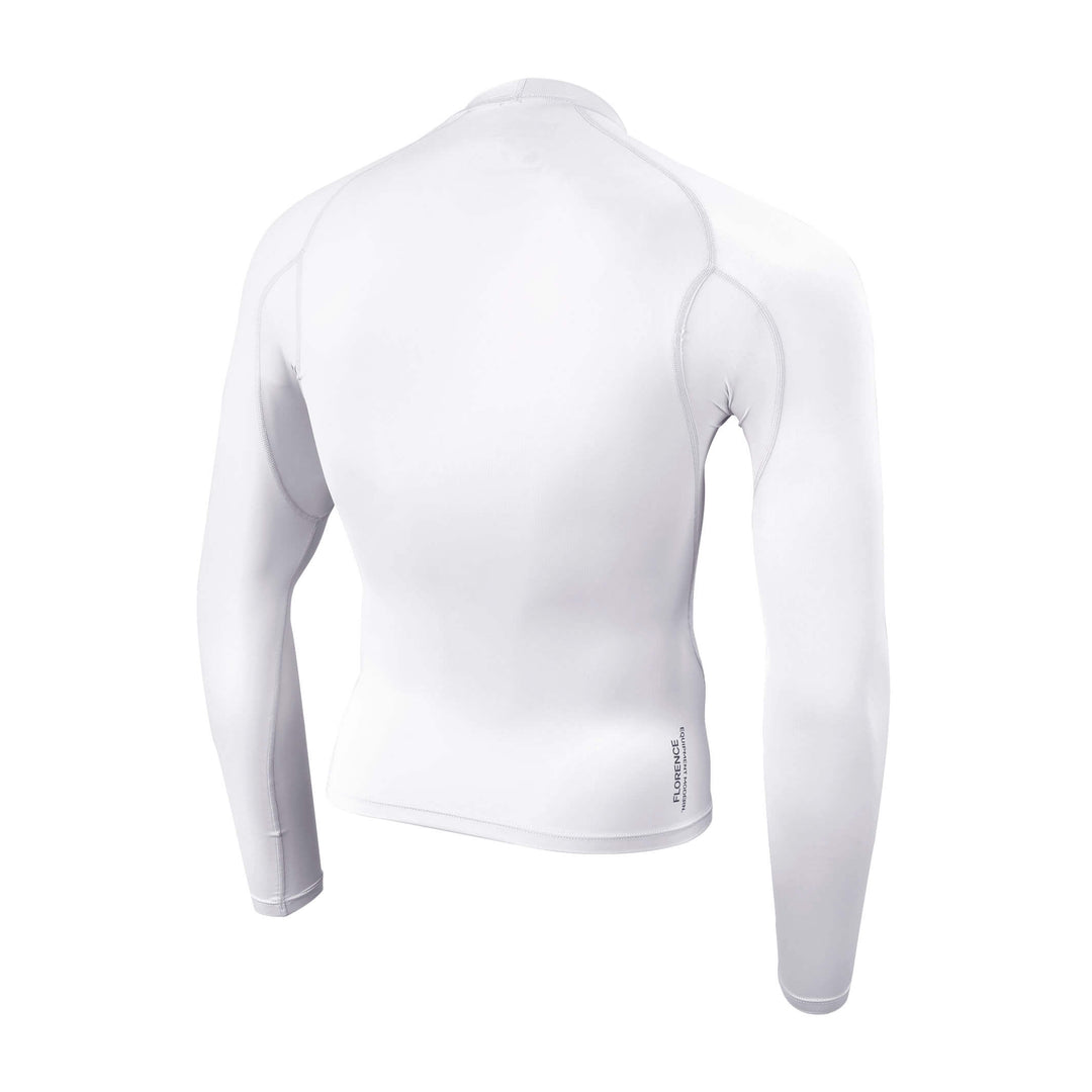Color:White-Florence Long Sleeve Rashguard -alt