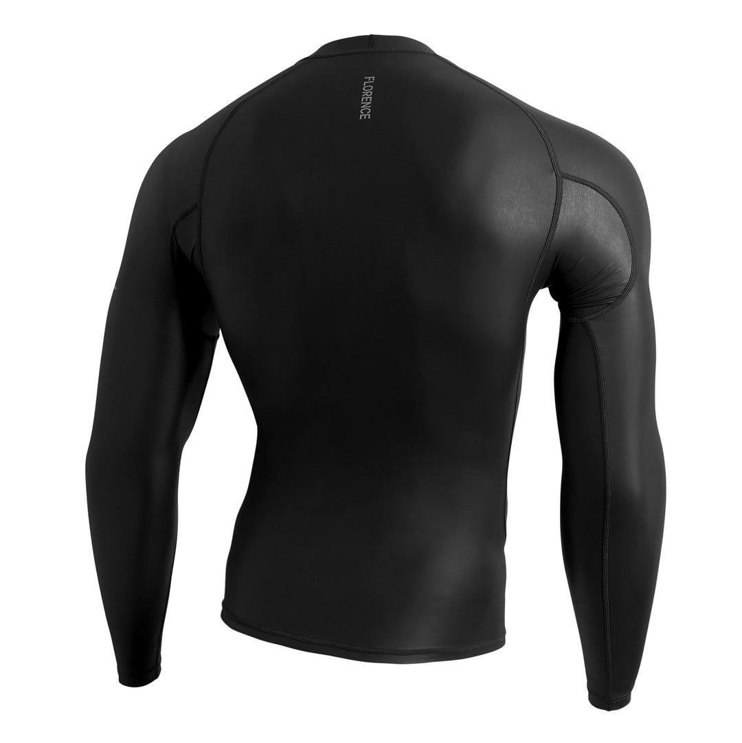 Color:Black-Florence Windshield Long Sleeve Rashguard-alt