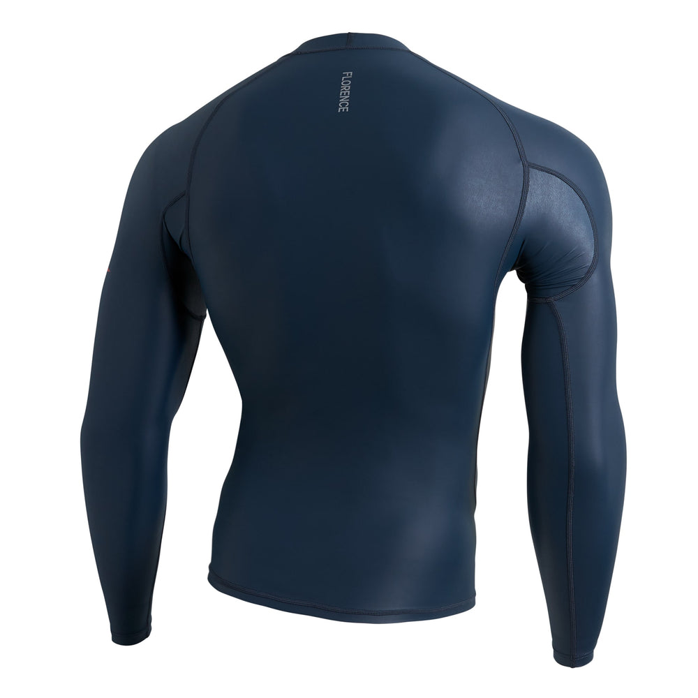 Color:Dark Navy-Florence Windshield Long Sleeve Rashguard -alt