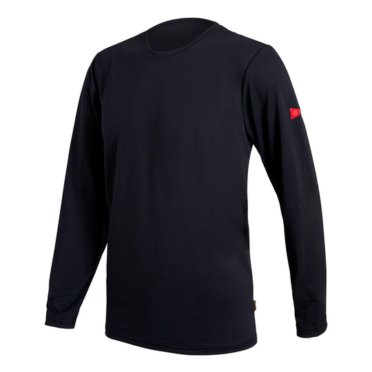 Color:Black-Florence Airtex Long Sleeve Shirt
