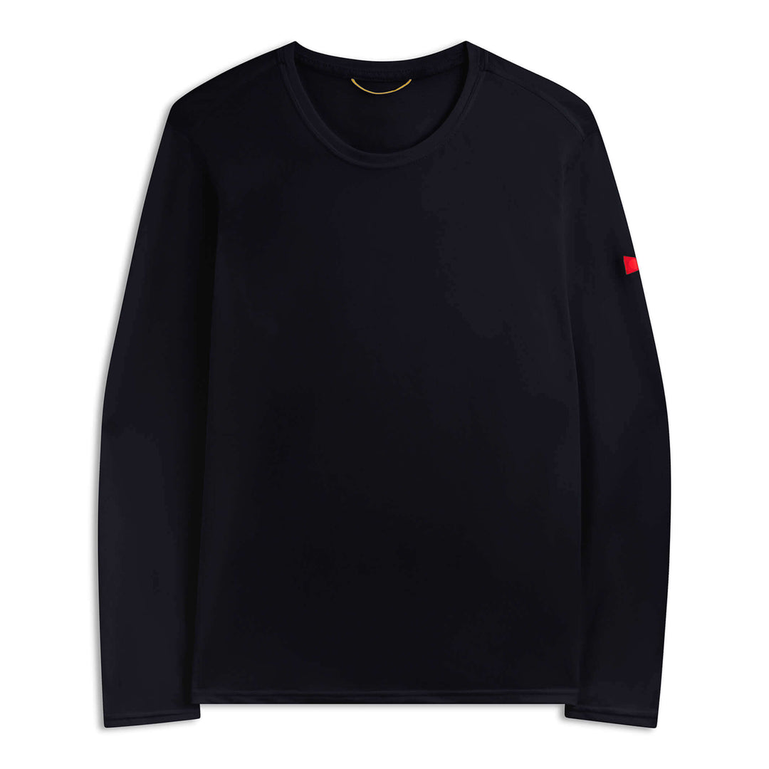 Color:Black-Florence Airtex Long Sleeve Shirt