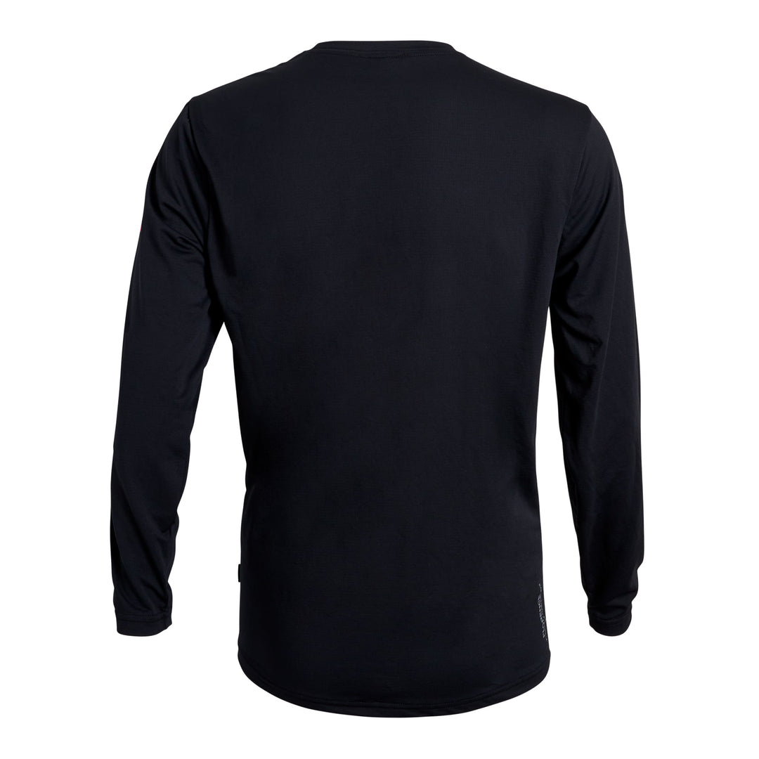 Color:Black-Florence Airtex Long Sleeve Shirt -alt