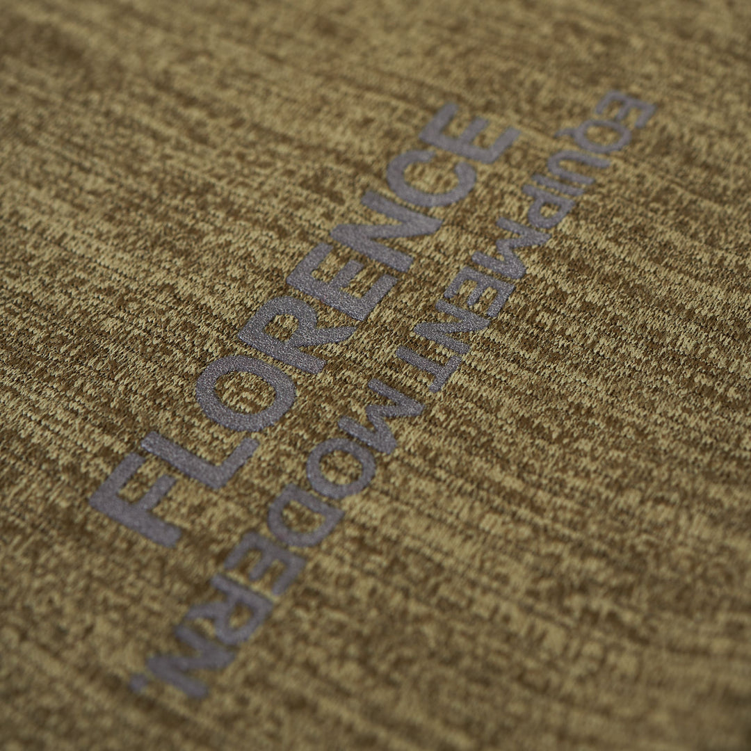 Color:Heather Burnt Olive-Florence Airtex Long Sleeve Shirt