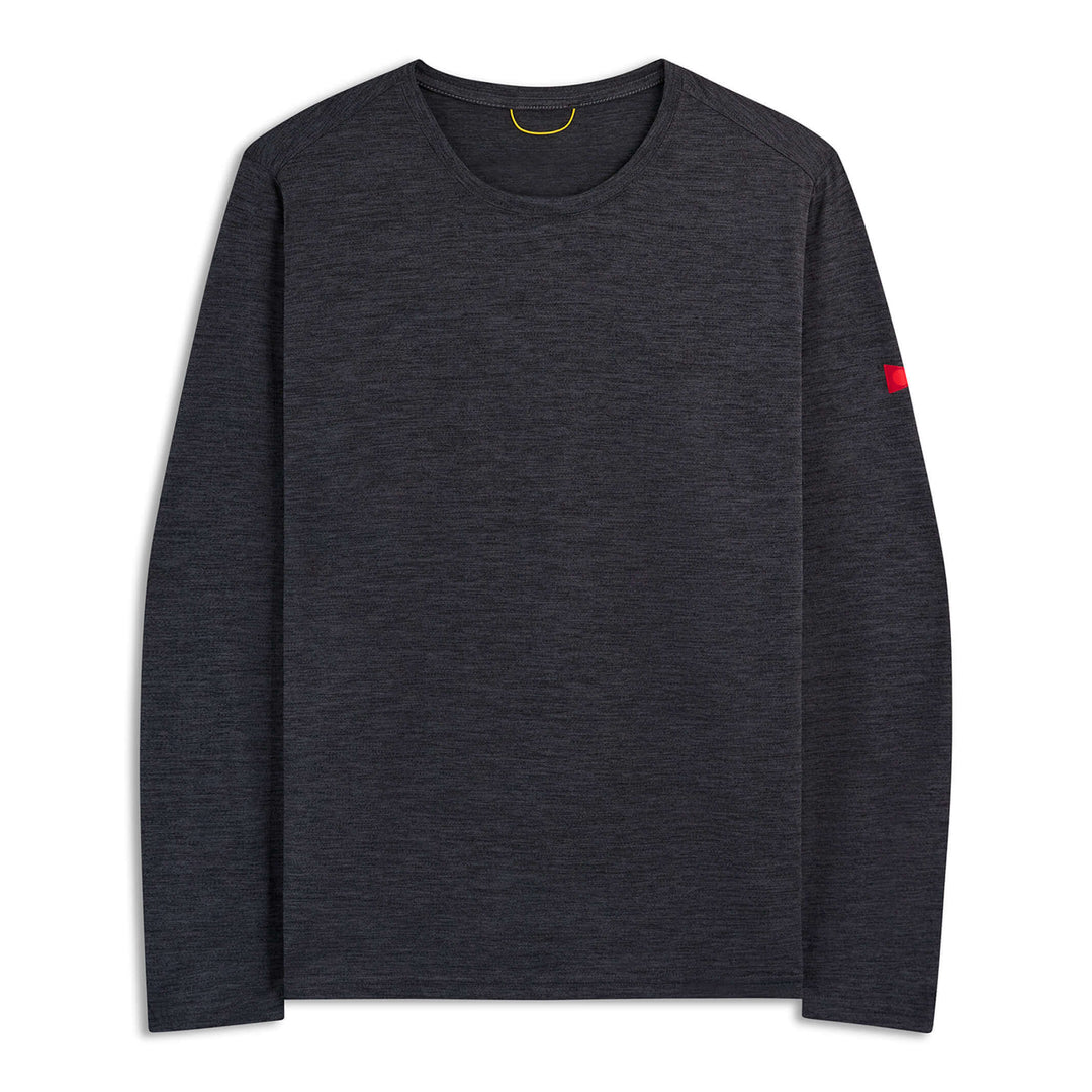 Color:Heather Charcoal-Florence Airtex Long Sleeve Shirt