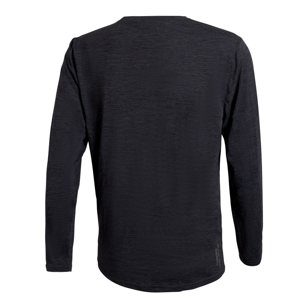 Color:Heather Charcoal-Florence Airtex Long Sleeve Shirt -alt