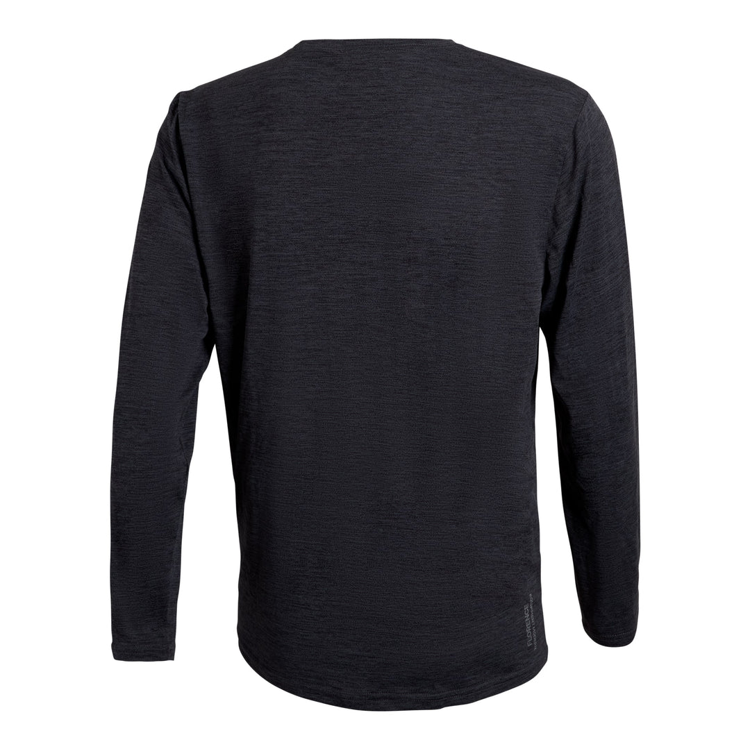 Color:Heather Charcoal-Florence Airtex Long Sleeve Shirt -alt