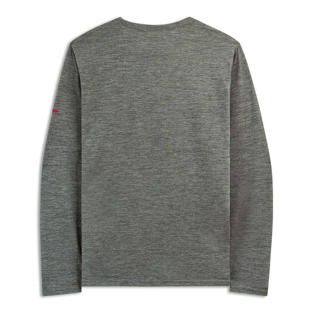 Color:Heather Dark Sage-Florence Airtex Long Sleeve Shirt