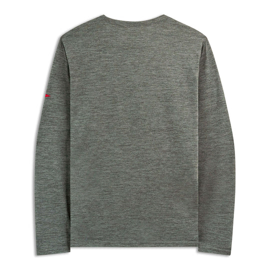 Color:Heather Dark Sage-Florence Airtex Long Sleeve Shirt