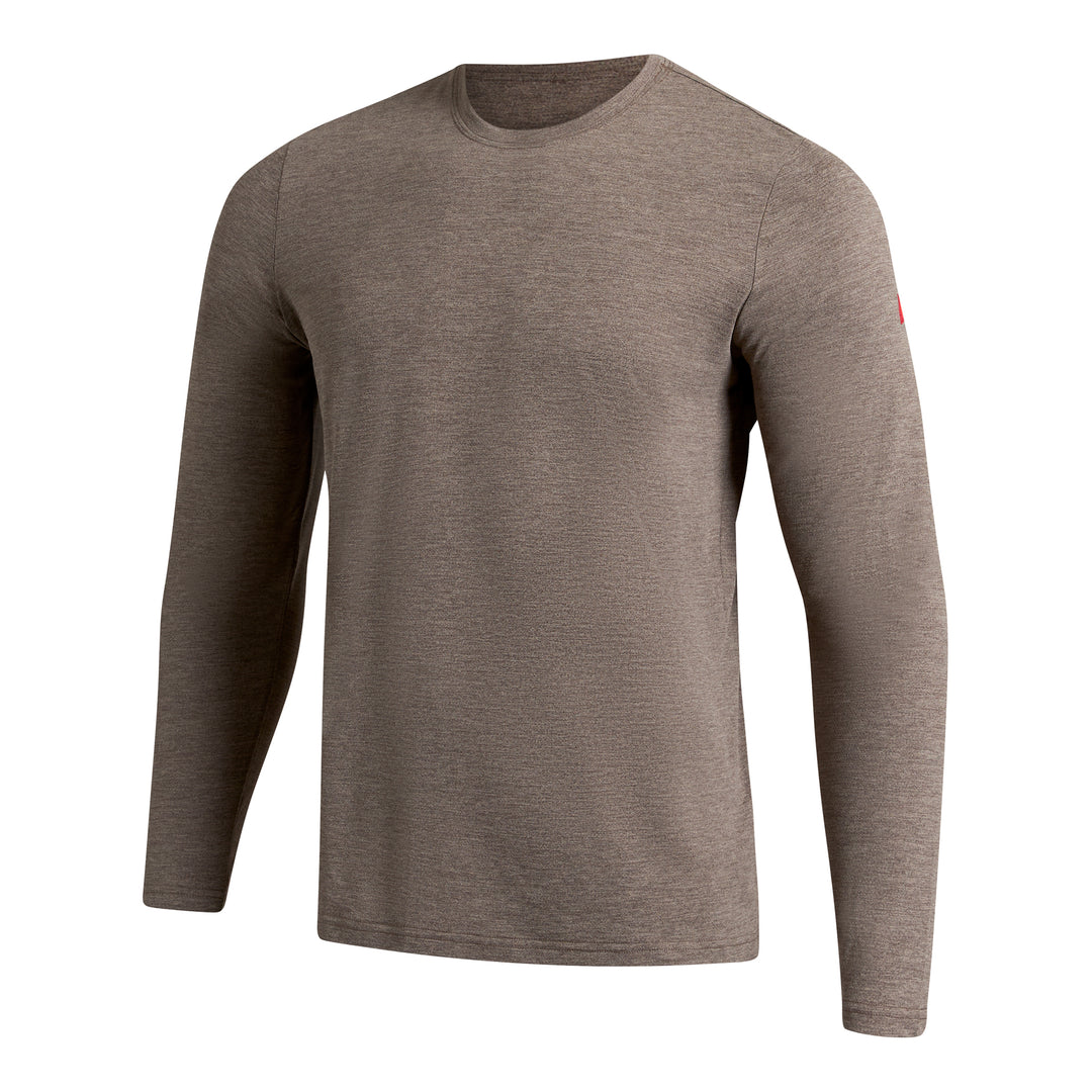 Color:Heather Pumice-Florence Airtex Long Sleeve Shirt