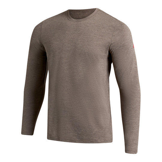 Color:Heather Pumice-Florence Airtex Long Sleeve Shirt