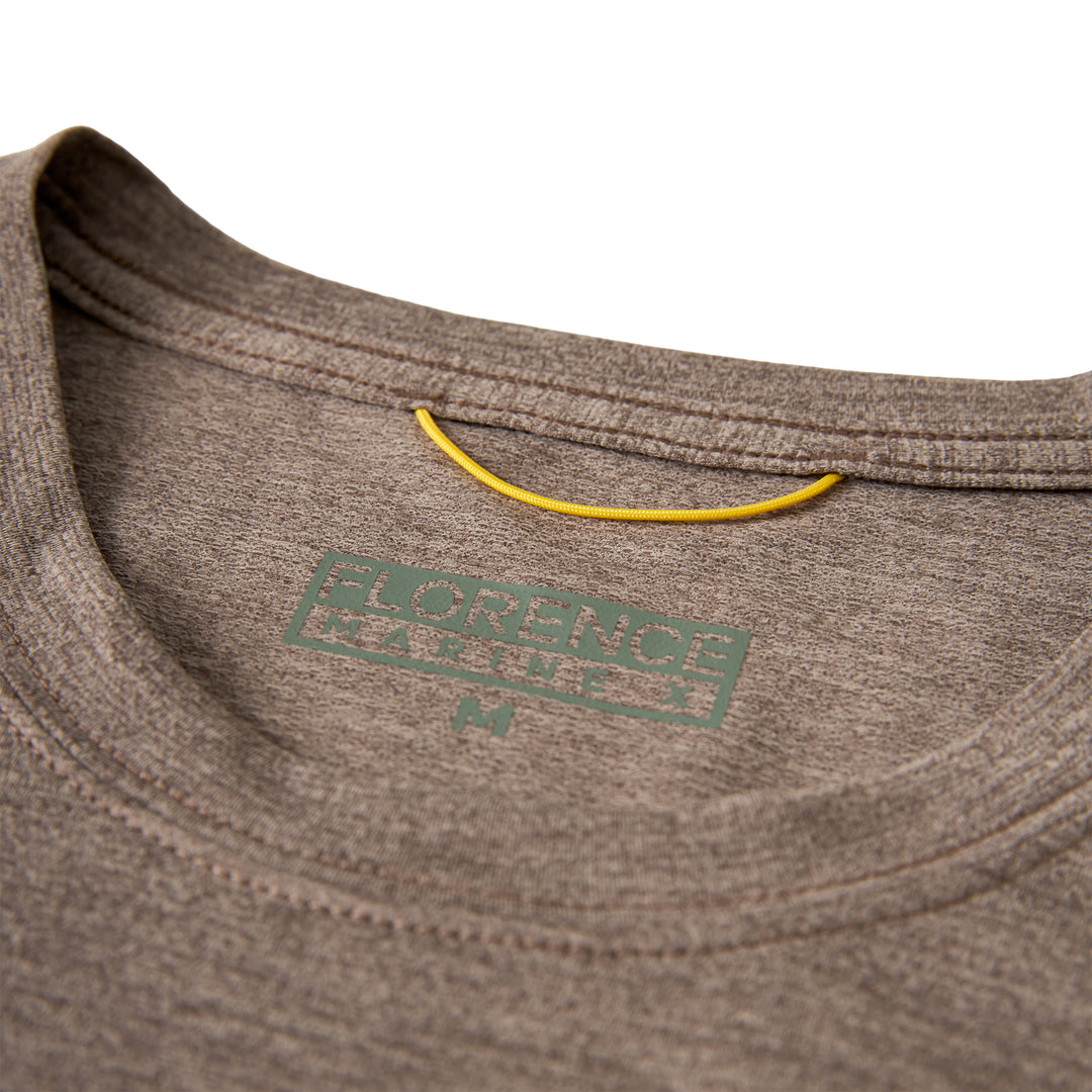 Color:Heather Pumice-Florence Airtex Long Sleeve Shirt