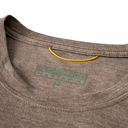 Color:Heather Pumice-Florence Airtex Long Sleeve Shirt