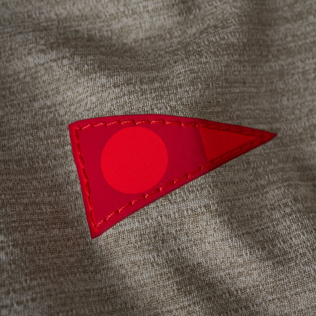 Color:Heather Vintage Khaki-Florence Airtex Long Sleeve Shirt