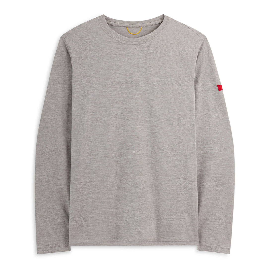 Color:Light Heather Grey-Florence Airtex Long Sleeve Shirt