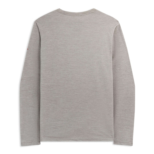 Color:Light Heather Grey-Florence Airtex Long Sleeve Shirt -alt