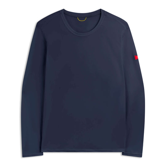 Color:Navy-Florence Airtex Long Sleeve Shirt