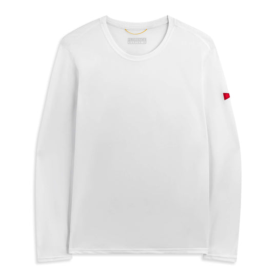 Color:White-Florence Airtex Long Sleeve Shirt