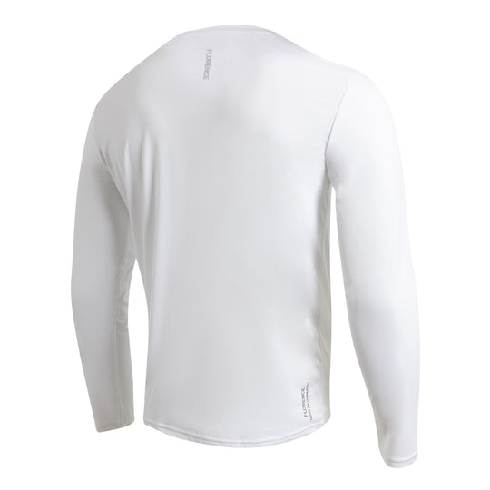 Color:White-Florence Airtex Long Sleeve Shirt -alt