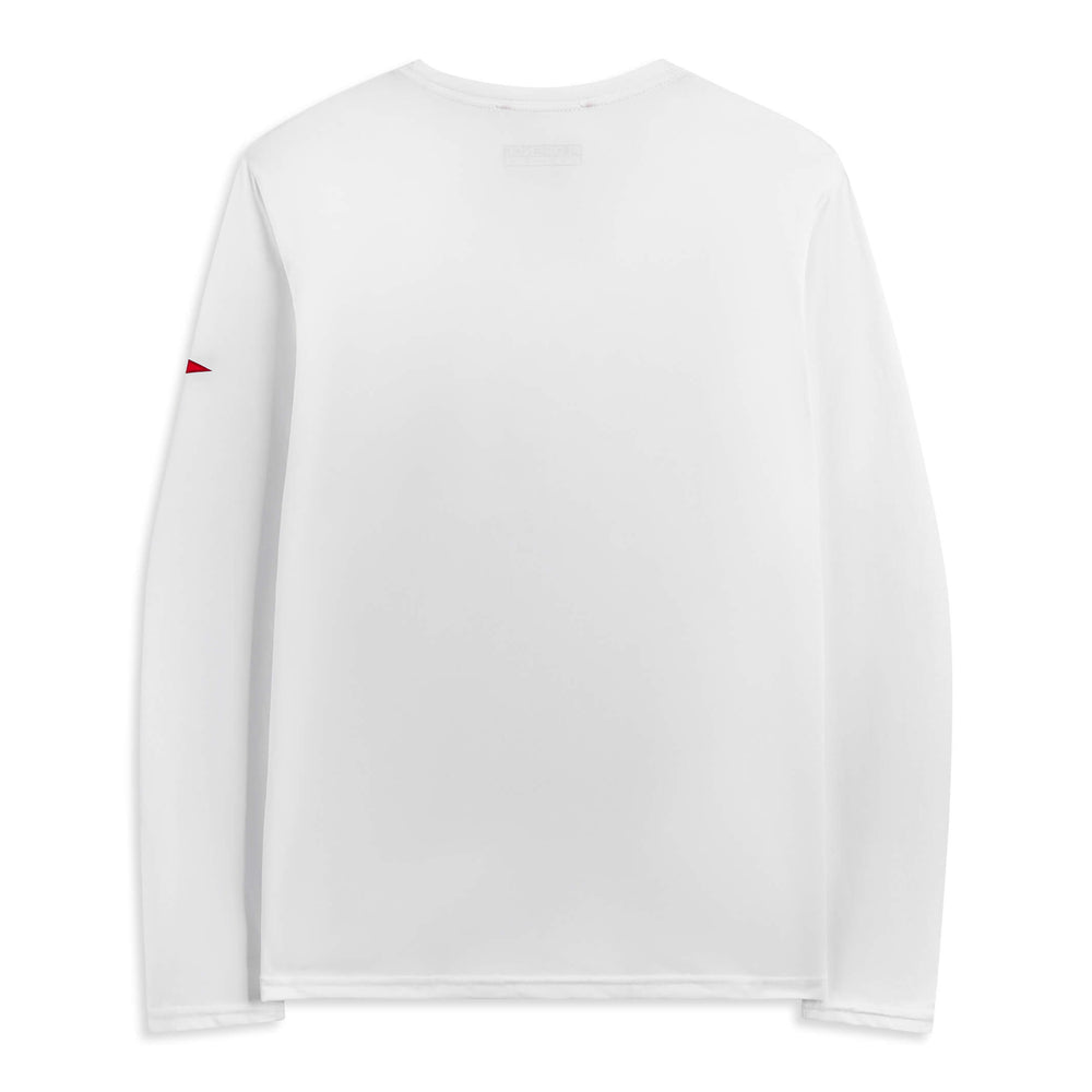 Color:White-Florence Airtex Long Sleeve Shirt -alt