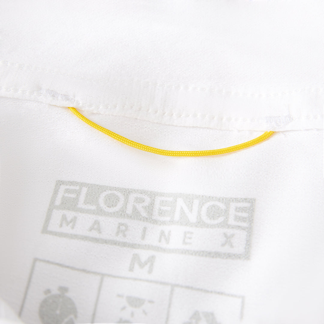 Color:White-Florence Airtex Long Sleeve Shirt