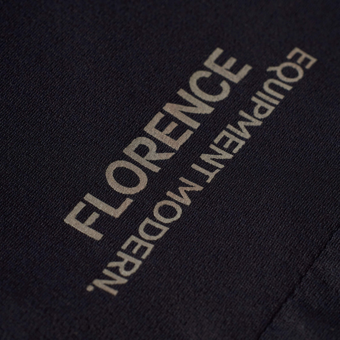 Color:Black-Florence Airtex Long Sleeve Hooded Shirt
