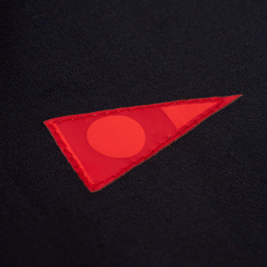 Color:Black-Florence Airtex Long Sleeve Hooded Shirt