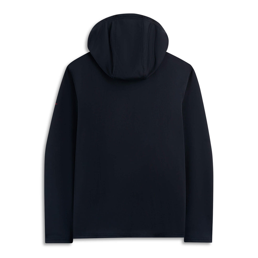 Color:Department Navy-Florence Airtex Long Sleeve Hooded Shirt -alt
