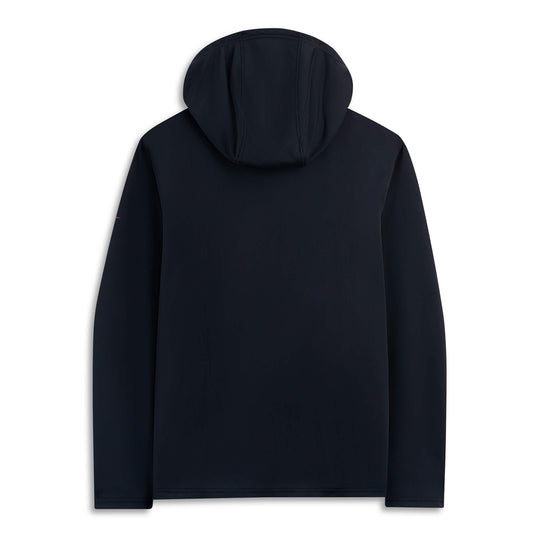 Color:Department Navy-Florence Airtex Long Sleeve Hooded Shirt -alt