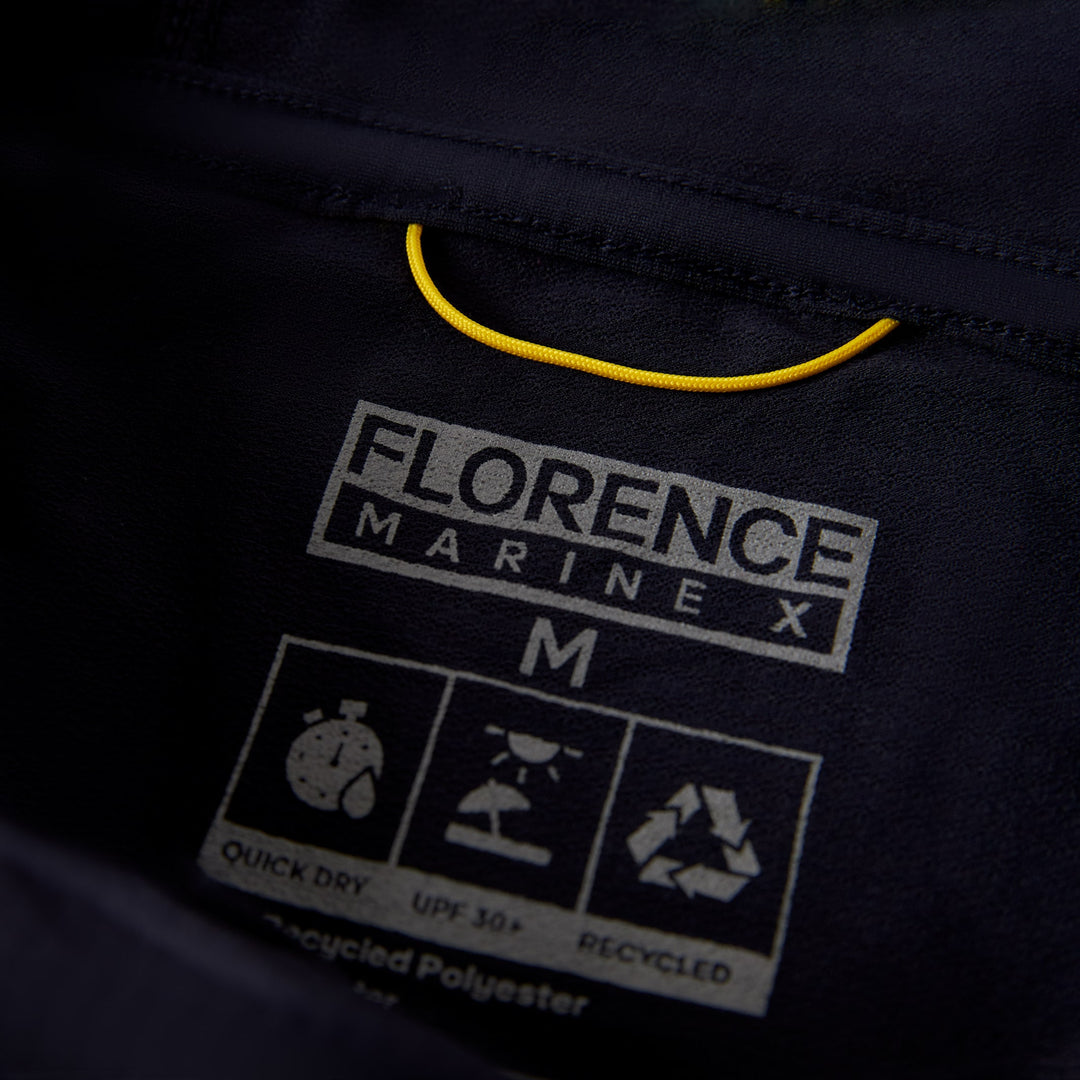 Color:Department Navy-Florence Airtex Long Sleeve Hooded Shirt