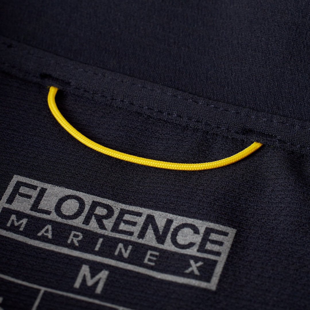 Color:Department Navy-Florence Airtex Long Sleeve Hooded Shirt