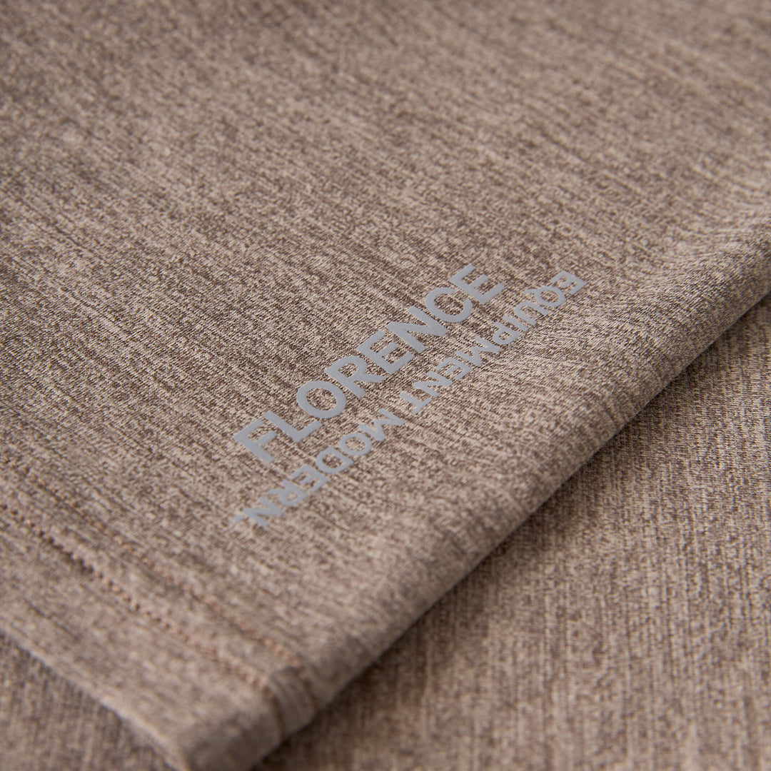 Color:Heather Pumice-Florence Airtex Long Sleeve Hooded Shirt
