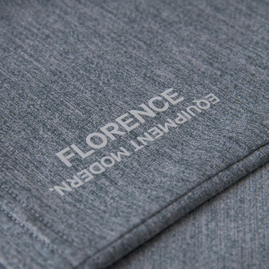 Color:Heather Storm-Florence Airtex Long Sleeve Hooded Shirt