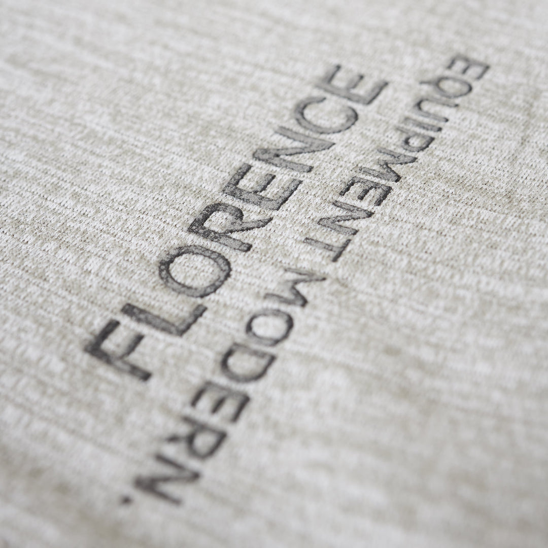 Color:Light Heather Grey-Florence Airtex Long Sleeve Hooded Shirt